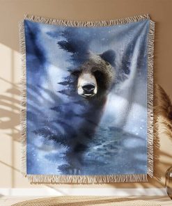 Couverture Tissée Ours Animal