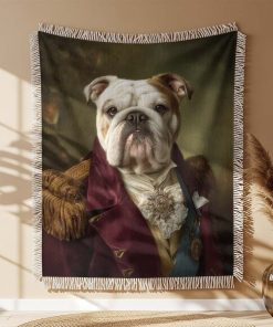 Alternative view of Couverture Tissée Bulldog Style Aristocratique