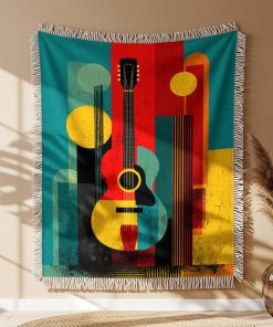 Alternative view of Couverture Tissée Guitare Classique