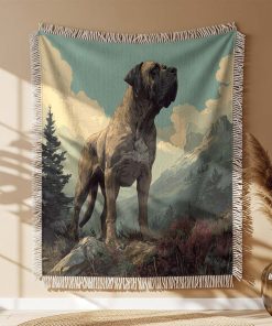 Alternative view of Couverture Tissée Bulldog Anglais Majestueux