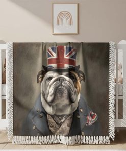 Couverture Tissée Artisanat Fenland Bulldog Anglais