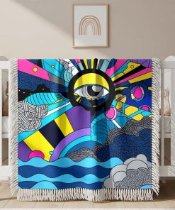 Couverture Tissée Abstrait Out of my Mind