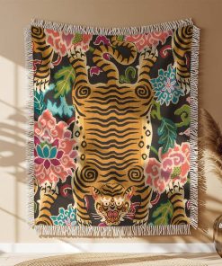 Couverture Tissée Tigre Trippy 2