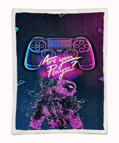 Alternative view of Plaid Deadpool Game Playstation Couverture Plaid Polaire Plaid Canapé