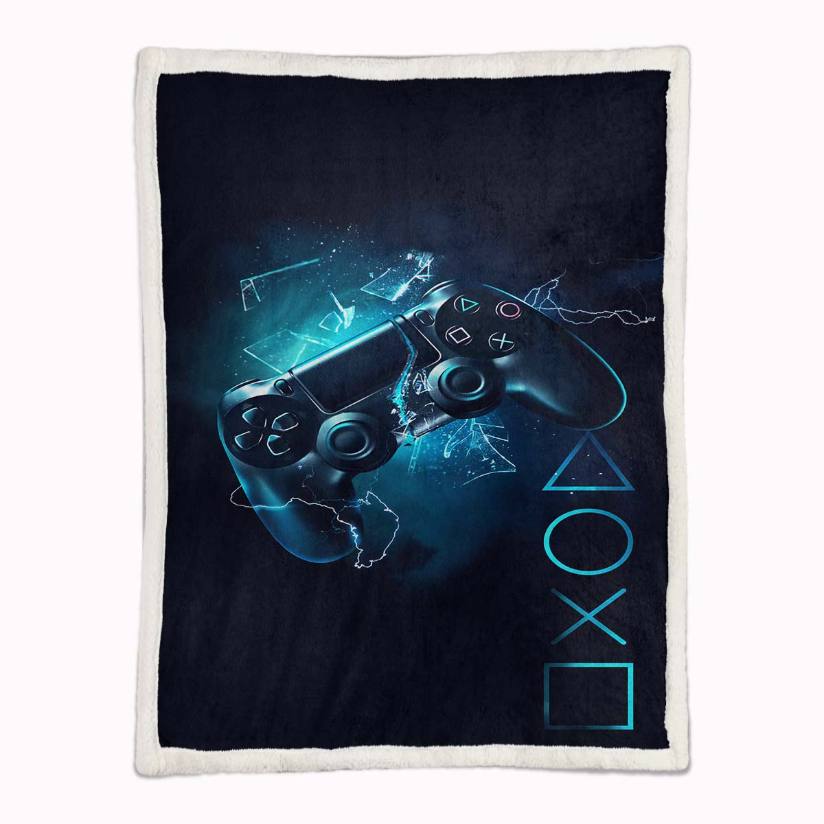 Plaid Playstation Control 02 Couverture Plaid Polaire Plaid Canapé – Image 2