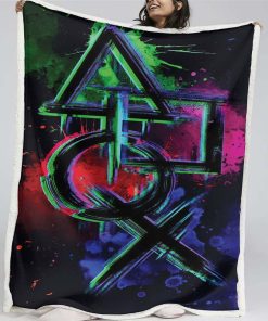 Plaid Playstation Control 04 Couverture Plaid Polaire Plaid Canapé
