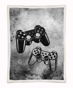 Alternative view of Plaid Playstation Control 05 Couverture Plaid Polaire Plaid Canapé