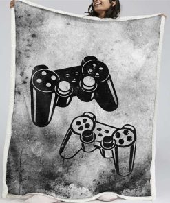 Plaid Playstation Control 05 Couverture Plaid Polaire Plaid Canapé