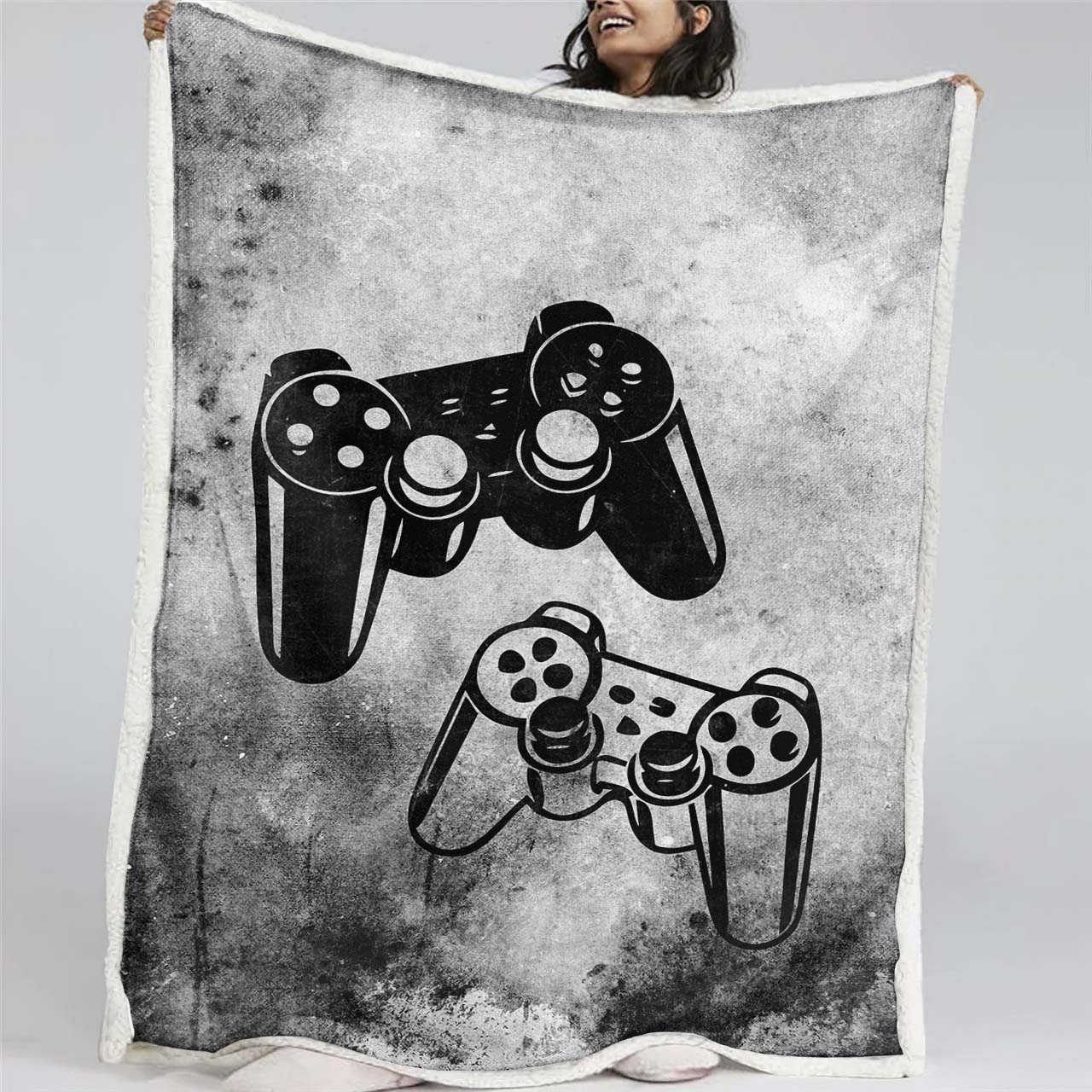 Plaid Playstation Control 05 Couverture Plaid Polaire Plaid Canapé
