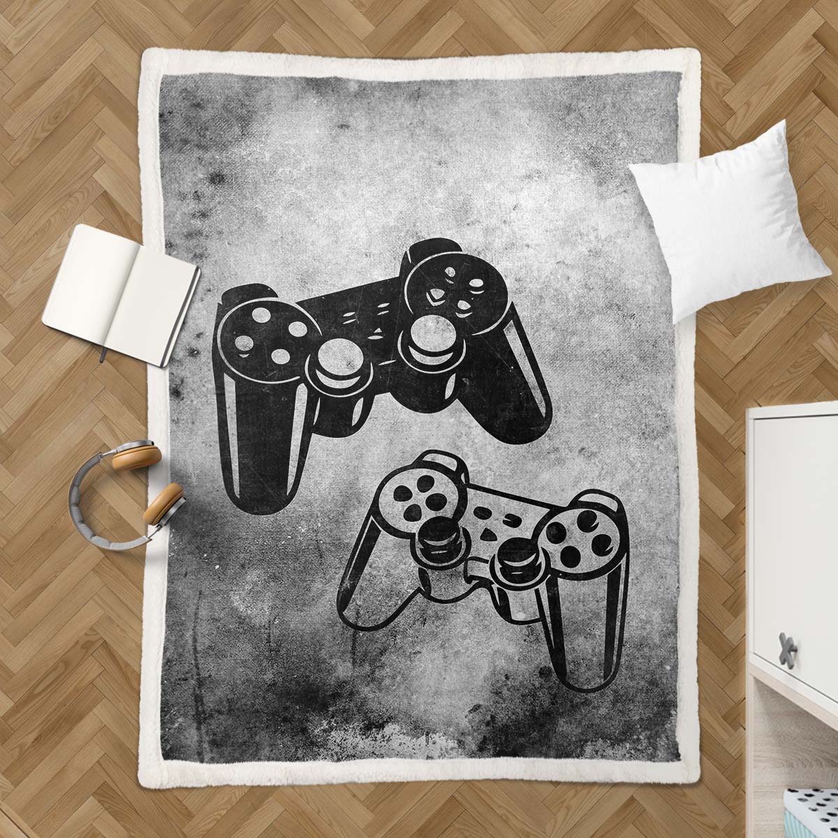 Plaid Playstation Control 05 Couverture Plaid Polaire Plaid Canapé – Image 3