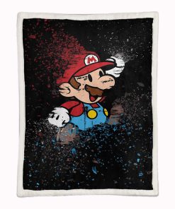 Alternative view of Plaid Super Mario Characters 04 Couverture Plaid Polaire Plaid Canapé