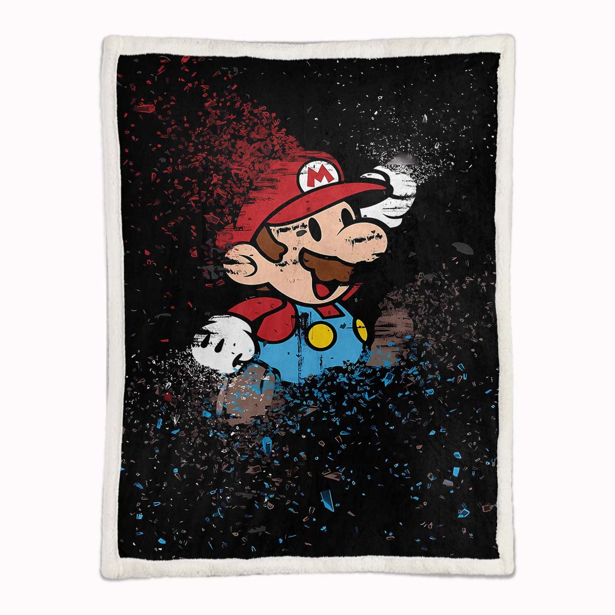 Plaid Super Mario Characters 04 Couverture Plaid Polaire Plaid Canapé – Image 2