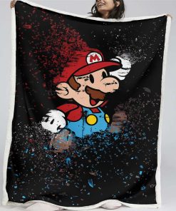 Plaid Super Mario Characters 04 Couverture Plaid Polaire Plaid Canapé