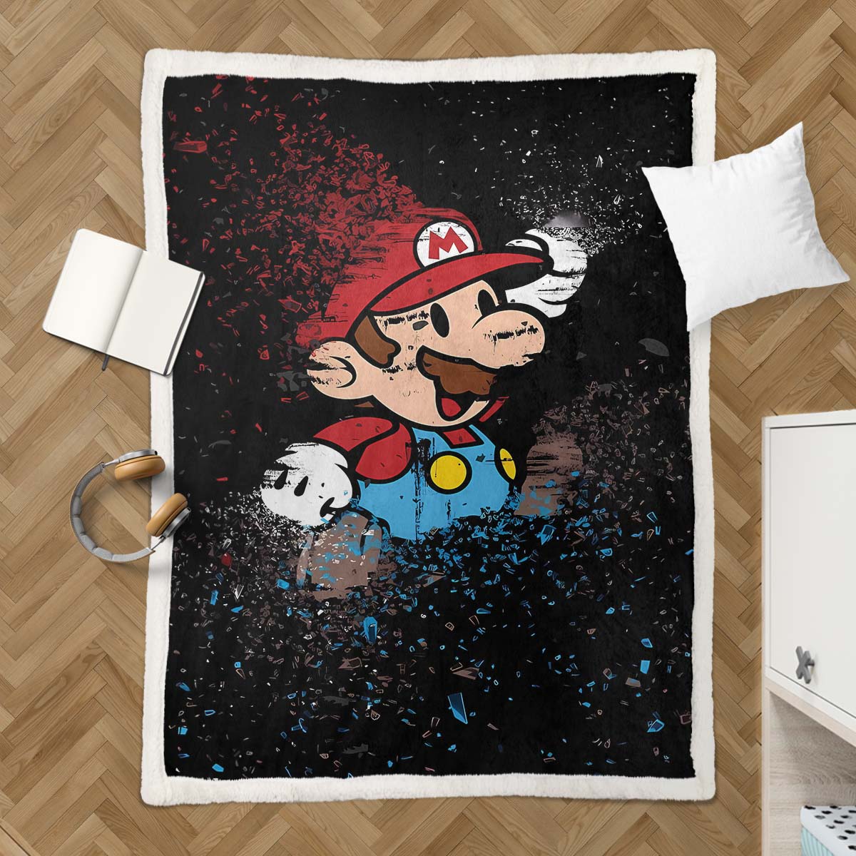 Plaid Super Mario Characters 04 Couverture Plaid Polaire Plaid Canapé – Image 3