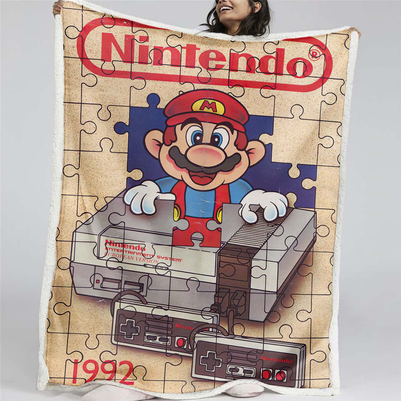 Plaid Super Mario Characters 08 Couverture Plaid Polaire Plaid Canapé