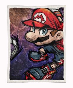 Alternative view of Plaid Super Mario Characters 09 Couverture Plaid Polaire Plaid Canapé