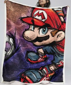 Plaid Super Mario Characters 09 Couverture Plaid Polaire Plaid Canapé