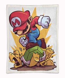 Alternative view of Plaid Super Mario Characters 17 Couverture Plaid Polaire Plaid Canapé