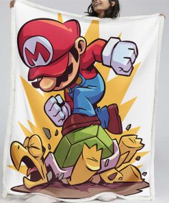 Plaid Super Mario Characters 17 Couverture Plaid Polaire Plaid Canapé