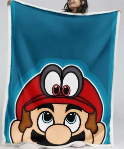Plaid Super Mario Odyssey Couverture Plaid Polaire Plaid Canapé