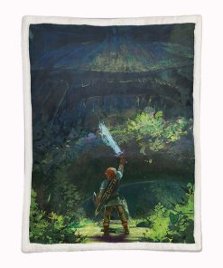 Alternative view of Plaid The Legend Of Zelda 07 Couverture Plaid Polaire Plaid Canapé