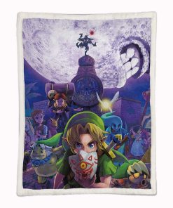 Alternative view of Plaid The Legend Of Zelda 08 Couverture Plaid Polaire Plaid Canapé