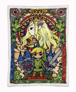 Alternative view of Plaid The Legend Of Zelda 09 Couverture Plaid Polaire Plaid Canapé