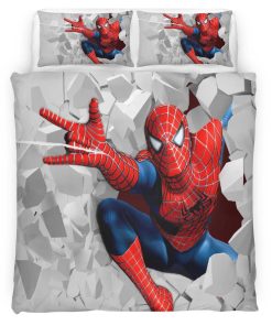 Housse De Couette Spider-Man Aventures Parure de lit Ensemble De Literie