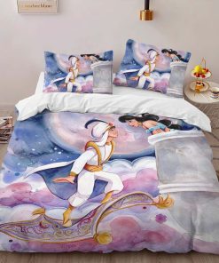 Alternative view of Housse De Couette Aladdin & Jasmine – Princesse Disney 02 Parure de lit Ensemble De Literie