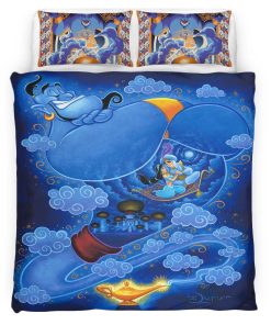 Housse De Couette Aladdin Disney 02 Parure de lit Ensemble De Literie