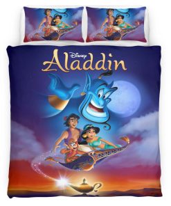 Housse De Couette Aladdin Disney 04 Parure de lit Ensemble De Literie