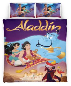 Housse De Couette Aladdin Disney 05 Parure de lit Ensemble De Literie