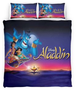Housse De Couette Aladdin Disney 06 Parure de lit Ensemble De Literie