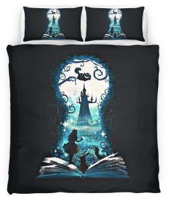 Housse De Couette Alice au pays des merveilles 03 Parure de lit Ensemble De Literie