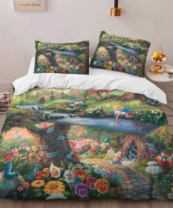 Alternative view of Housse De Couette Alice au pays des merveilles 05 Parure de lit Ensemble De Literie