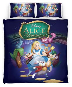 Housse De Couette Alice au pays des merveilles 09 Parure de lit Ensemble De Literie