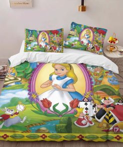 Alternative view of Housse De Couette Alice au pays des merveilles 11 Parure de lit Ensemble De Literie