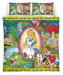 Housse De Couette Alice au pays des merveilles 11 Parure de lit Ensemble De Literie