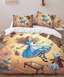 Alternative view of Housse De Couette Alice au pays des merveilles 13 Parure de lit Ensemble De Literie