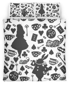 Housse De Couette Alice au pays des merveilles 15 Parure de lit Ensemble De Literie
