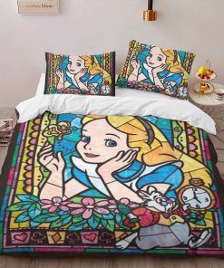Alternative view of Housse De Couette Alice au pays des merveilles 17 Parure de lit Ensemble De Literie