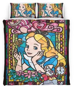 Housse De Couette Alice au pays des merveilles 17 Parure de lit Ensemble De Literie