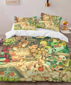 Alternative view of Housse De Couette Pokémon de type Plante 6 Parure de lit Ensemble De Literie