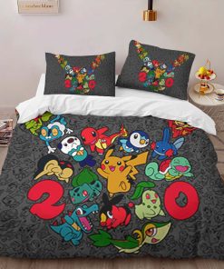 Alternative view of Housse De Couette Tous les Pokémon 1 Parure de lit Ensemble De Literie