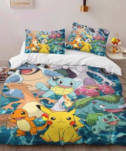 Alternative view of Housse De Couette Tous les Pokémon 3 Parure de lit Ensemble De Literie