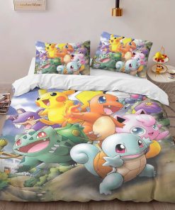 Alternative view of Housse De Couette Tous les Pokémon joyeux Parure de lit Ensemble De Literie