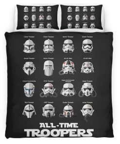 Housse De Couette Casque Stormtrooper Star Wars Parure de lit Ensemble De Literie