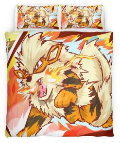 Housse De Couette Arcanin Pokémon La Légende Parure de lit Ensemble De Literie