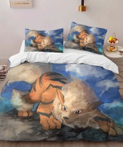 Alternative view of Housse De Couette Arcanin Pokémon La Légende 4 Parure de lit Ensemble De Literie