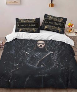 Alternative view of Housse De Couette Arya Stark Maison Stark Game of Thrones Parure de lit Ensemble De Literie